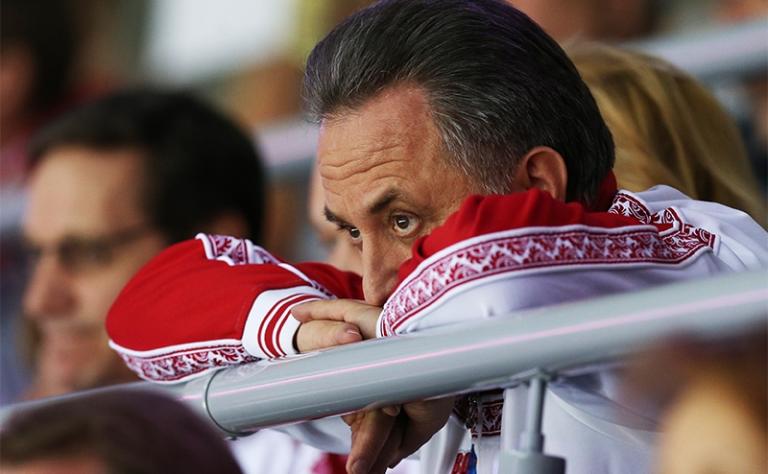 На фото: Виталий Мутко на XXII зимних Олимпийских играх